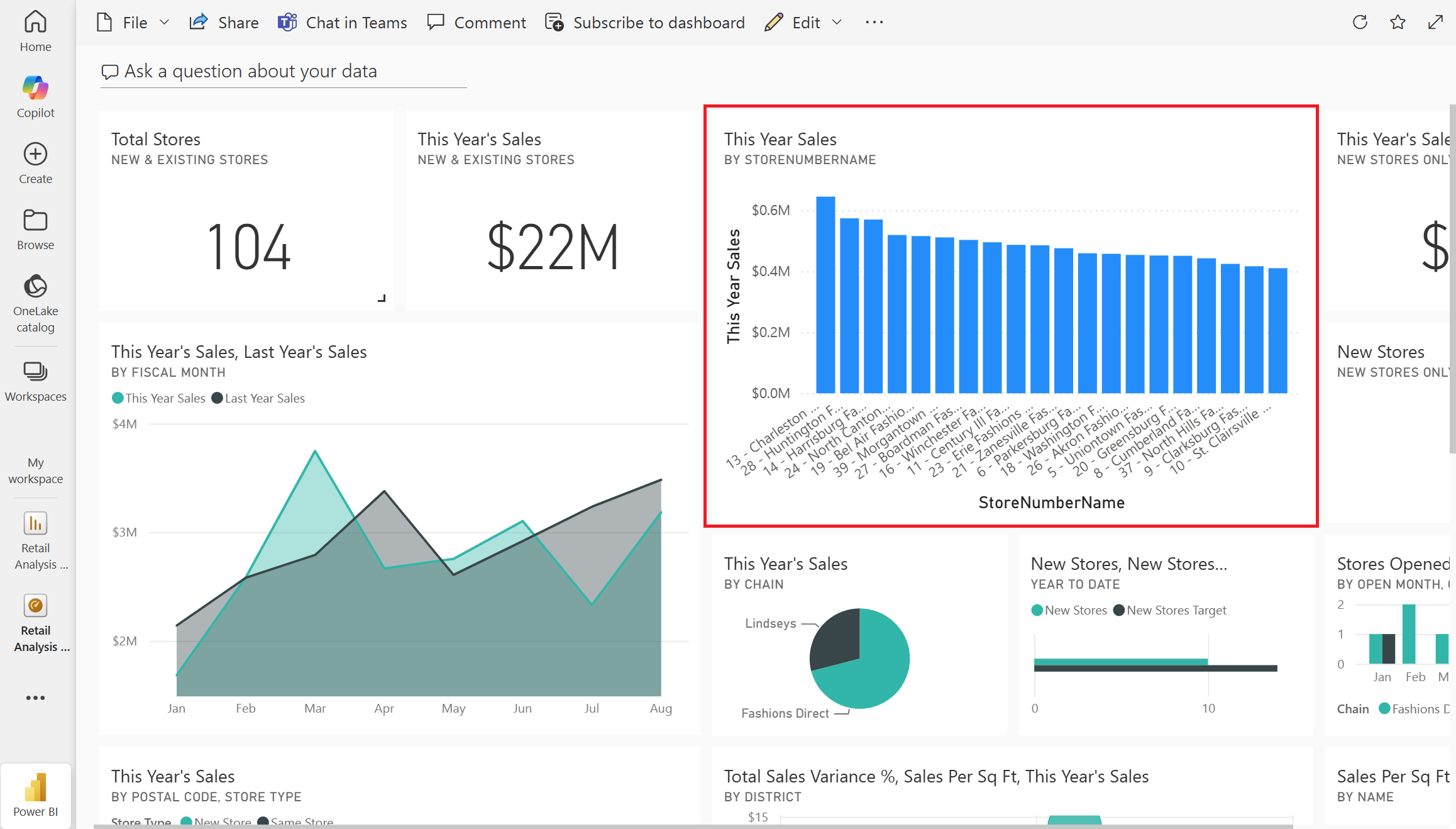 Screenshot showing tiles rearranged on the dashboard.