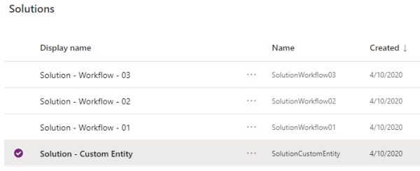 Choosing a solution to uninstall Choosing a solution to uninstall.