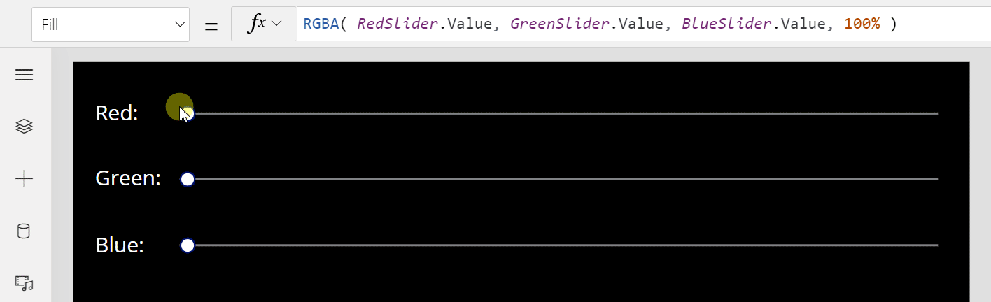 Color slider Color slider.
