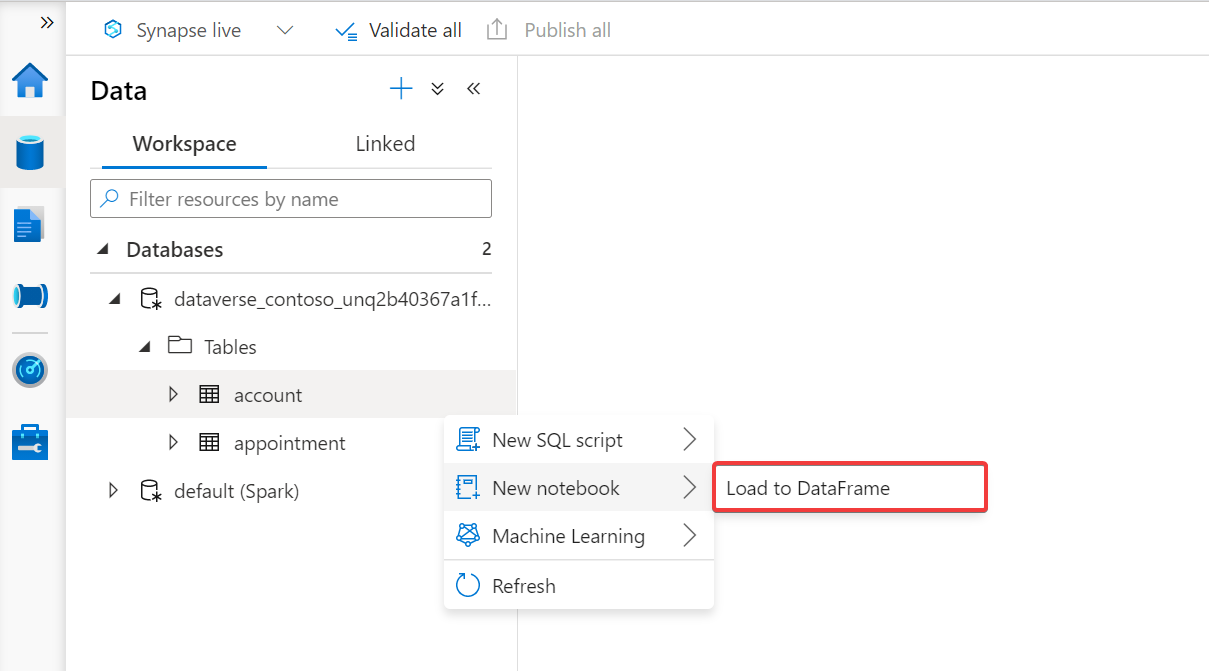 Load to DataFrame Load to DataFrame.