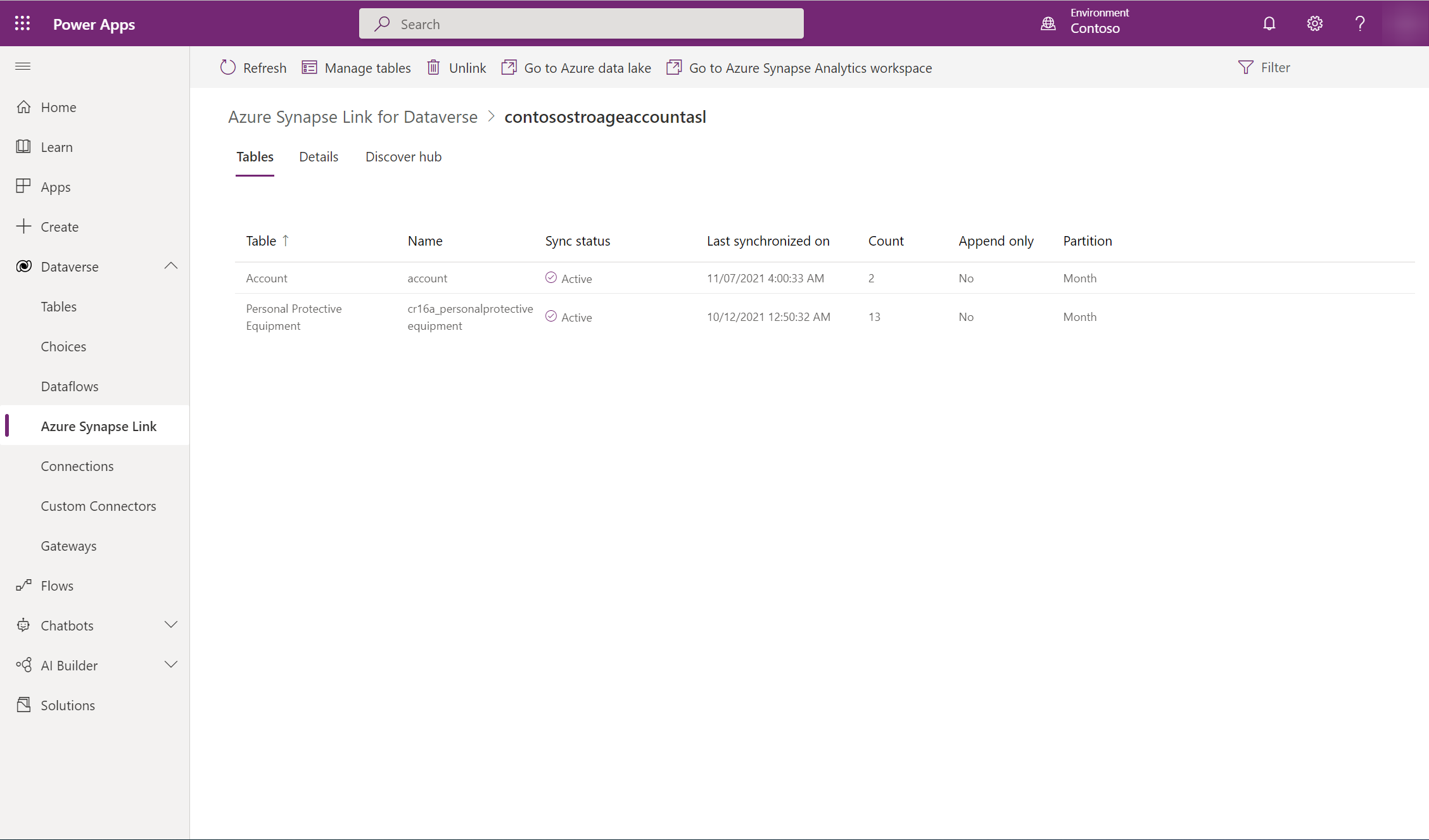 Monitor an Azure Synapse Link Monitor an Azure Synapse Link