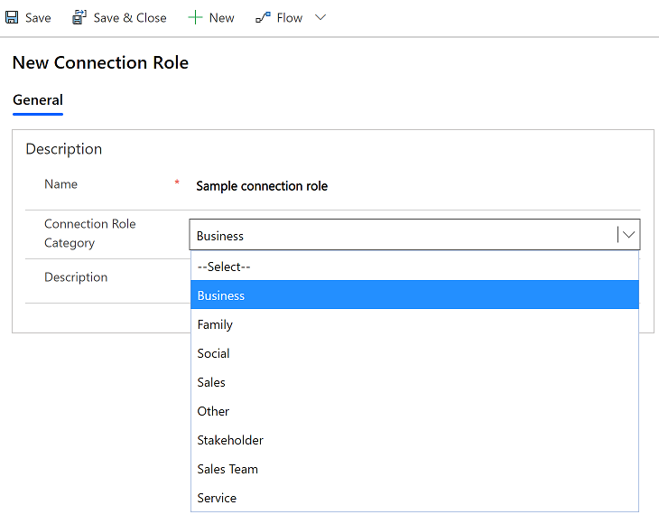 Add connection role category Add connection role category.