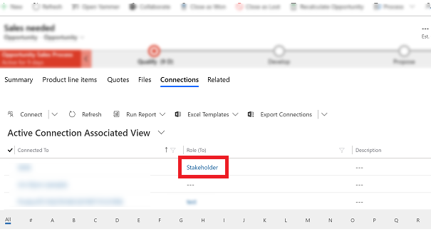 Manage connection role Manage connection role.
