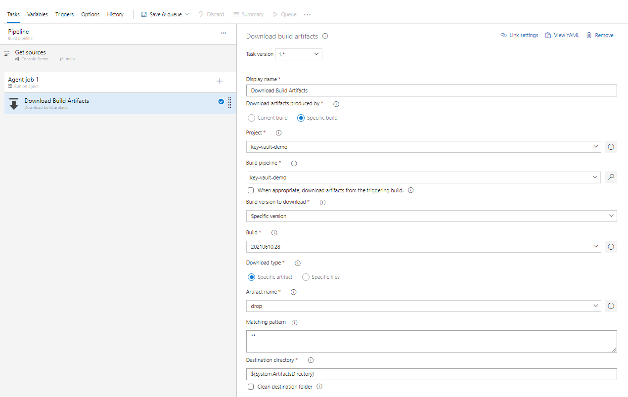 A screenshot that shows a Maven package deployed to a feed.