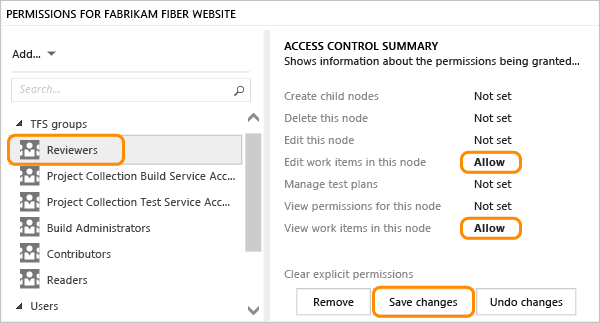 Allow reviewers to view and modify work items