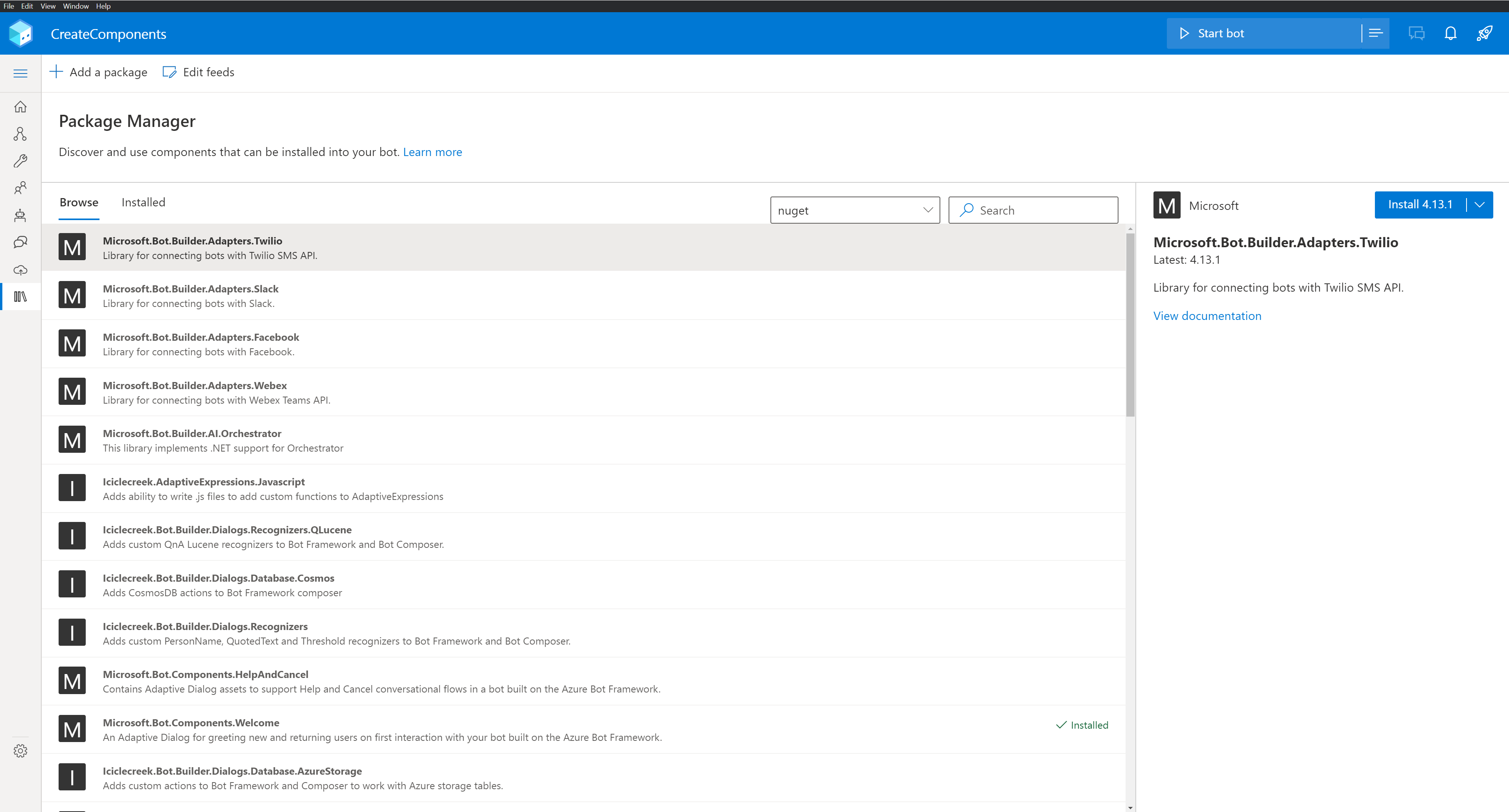 Package manager