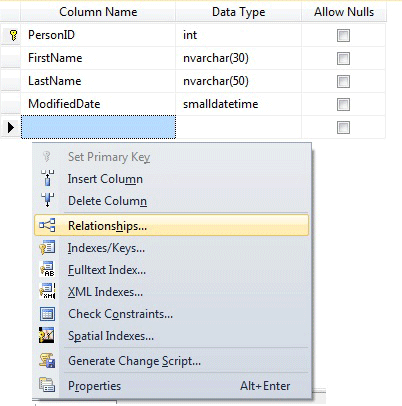 AddTableObjects AddTableObjects
