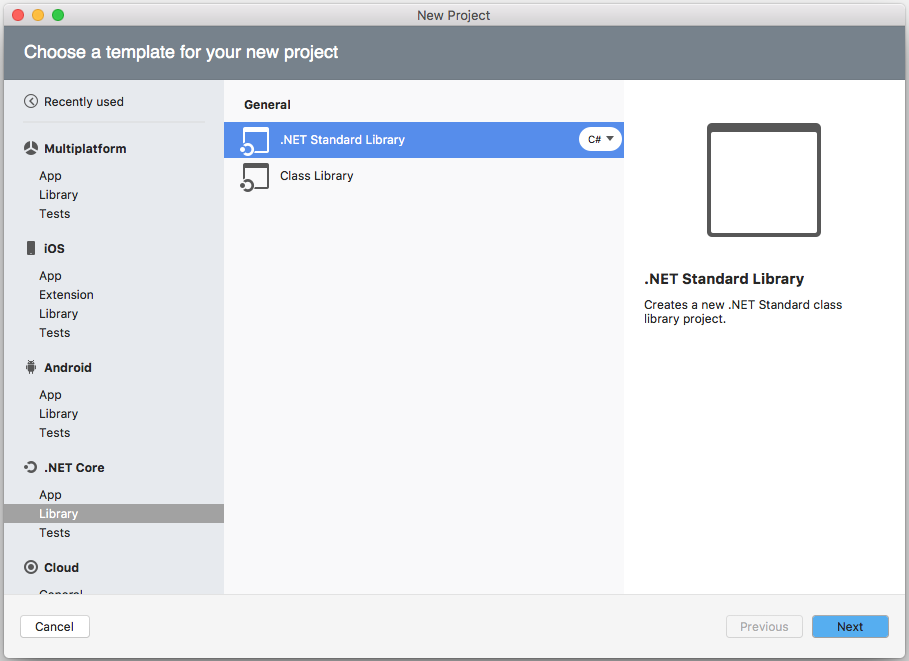 Creating a New .NET Standard library Create a .NET Standard library