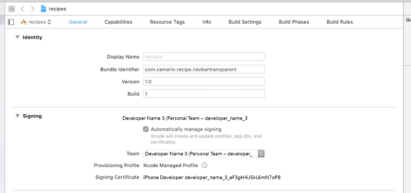 Set a bundle identifier Set a bundle identifier