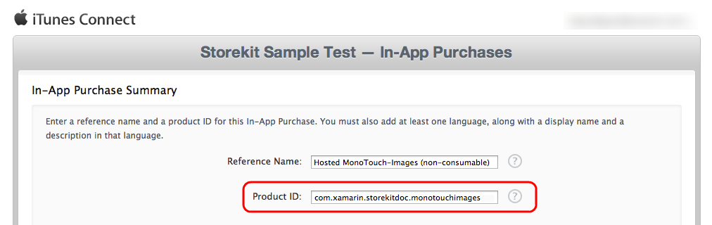 Enter a Product ID