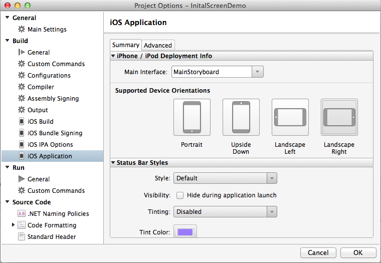 Autosizing Settings