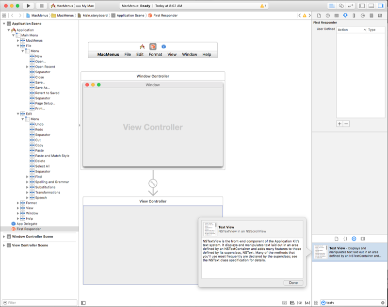 Selecting a Text View from the Library Selecting a Text View from the Library