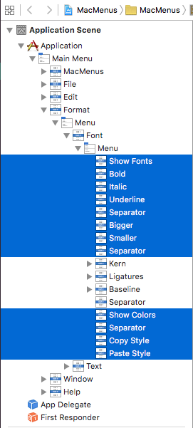 Highlighting multiple items Highlighting multiple items