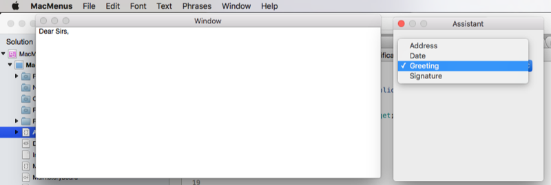 An example of the popup running An example of the popup running