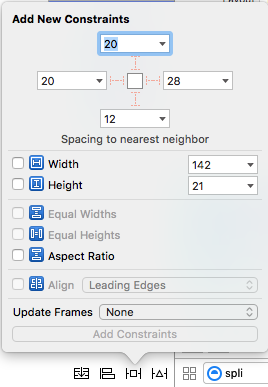 Setting the height