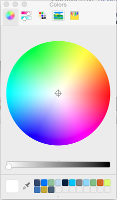 The system color picker The system color picker