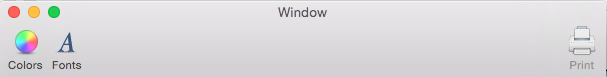 A toolbar with icons and text A toolbar with icons and text