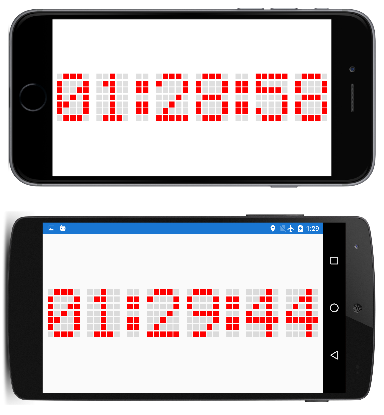 Dot-Matrix Clock Dot-Matrix Clock