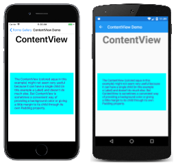 ContentView Example ContentView Example