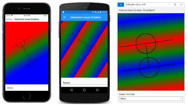 Interactive Linear Gradient Interactive Linear Gradient