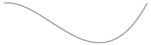BezierSegment Line graphic shows a Bezier curve.