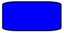 Rectangle with rounded corners Rectangle with rounded corners