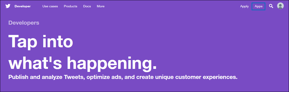 Go to https://developer.twitter.com and sign in.
