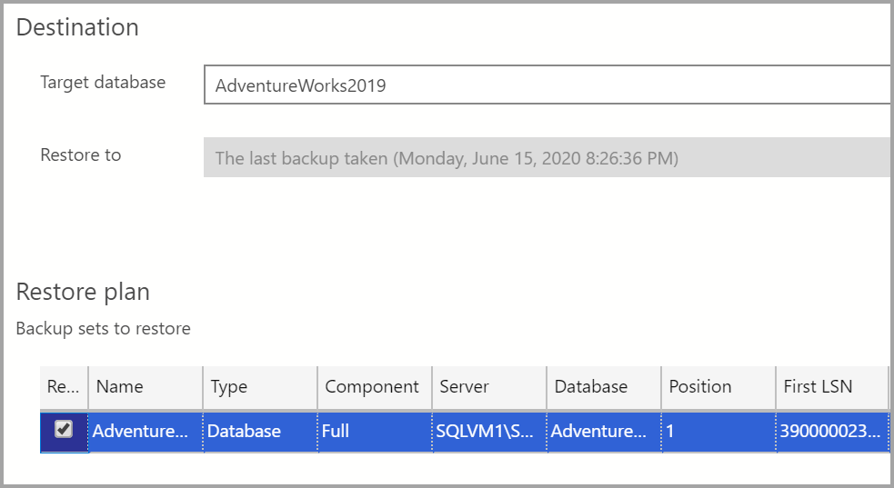 Screenshot that shows autopopulated fields.