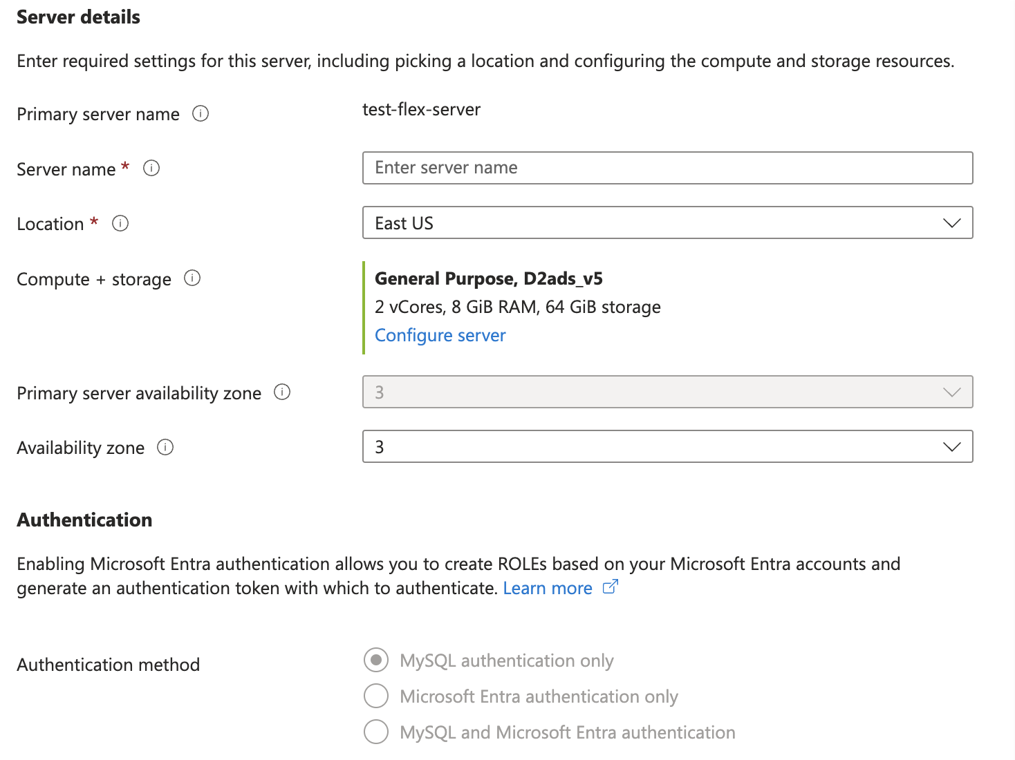 Screenshot of the adding a replica.