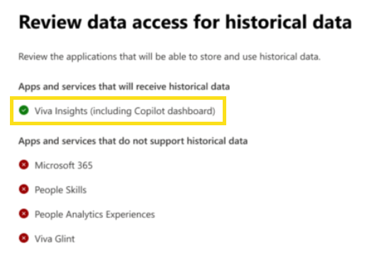 A screenshot shows how to review where the data is sent.