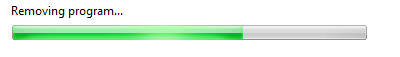 screen shot of a partially filled progress bar