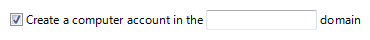 screen shot of checkbox label with text box in it
