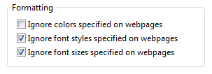screen shot of two of three check boxes selected
