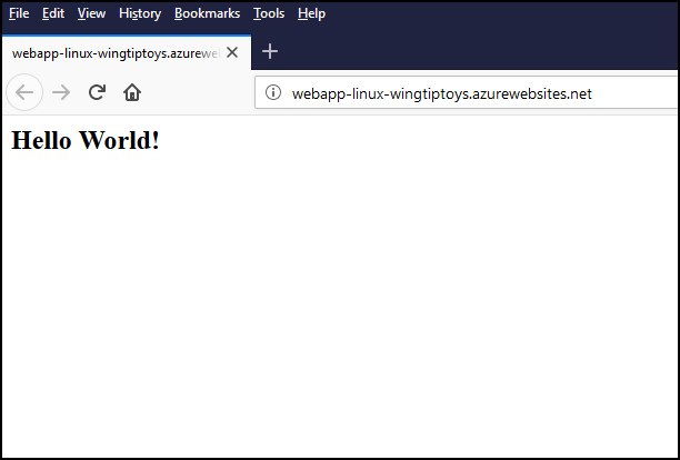 navigeren naar uw webapp