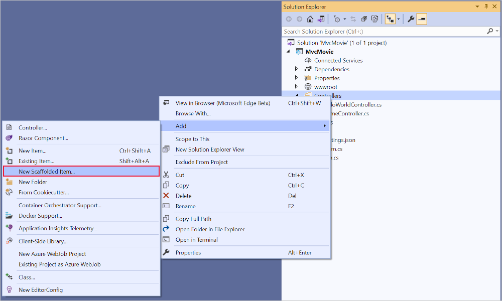 vy över ovanstående steg