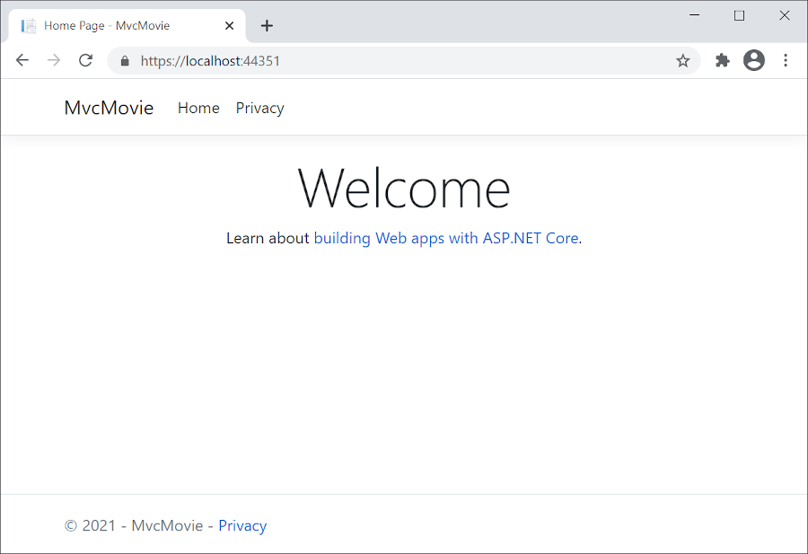 Home eller indexsida