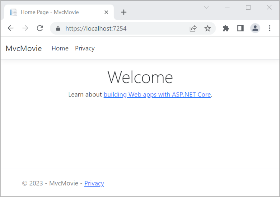 Home eller indexsida