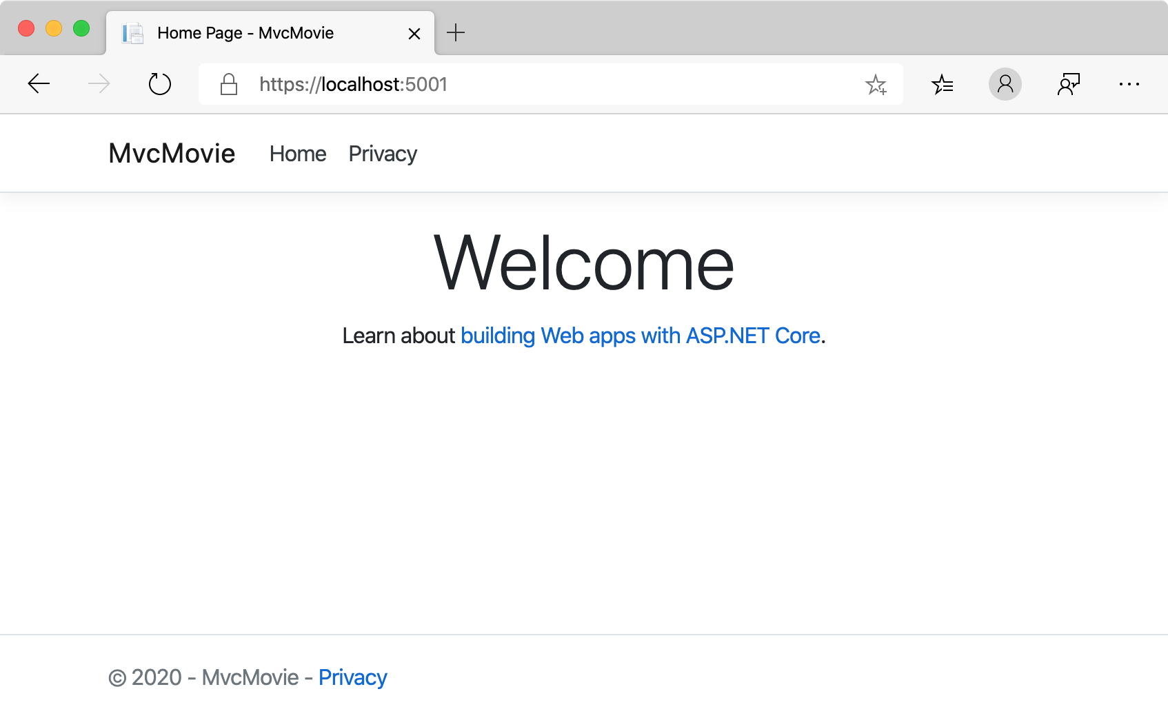 Home eller indexsida