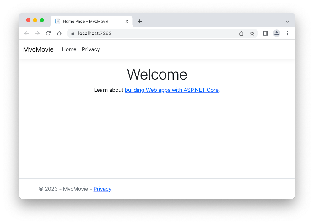 Home eller indexsida
