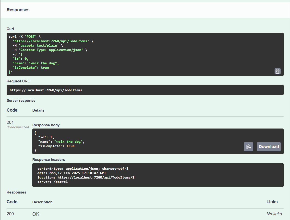 Swagger med Post-återkoppling