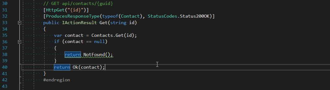 en analysator som rapporterar en varning