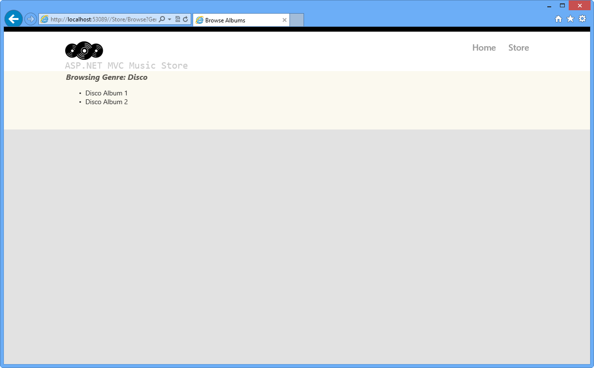 Browsing Store Disco Albums Browsing Store Disco Albums