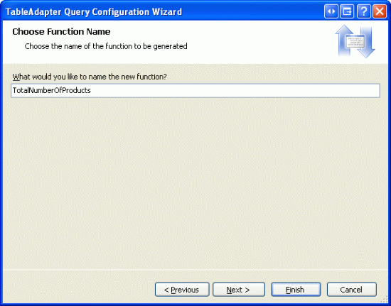Namnge DAL-metoden TotalNumberOfProducts