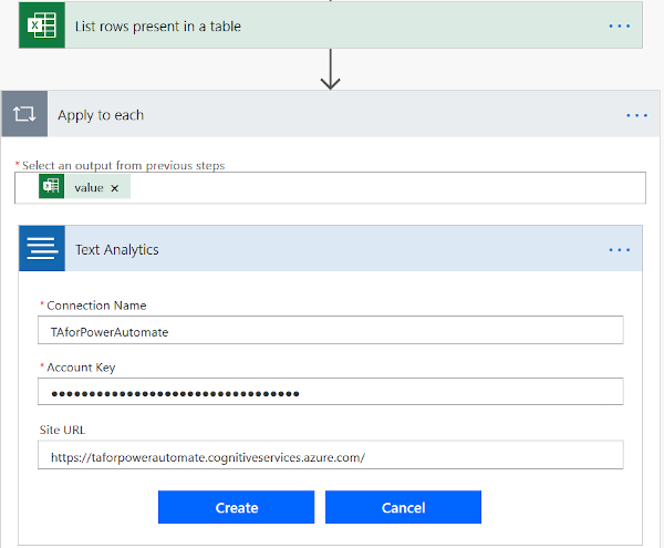 Lägg till autentiseringsuppgifter för språkresurser i flödet