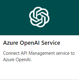 Skärmbild av hur du skapar ett API från Azure OpenAI i portalen.