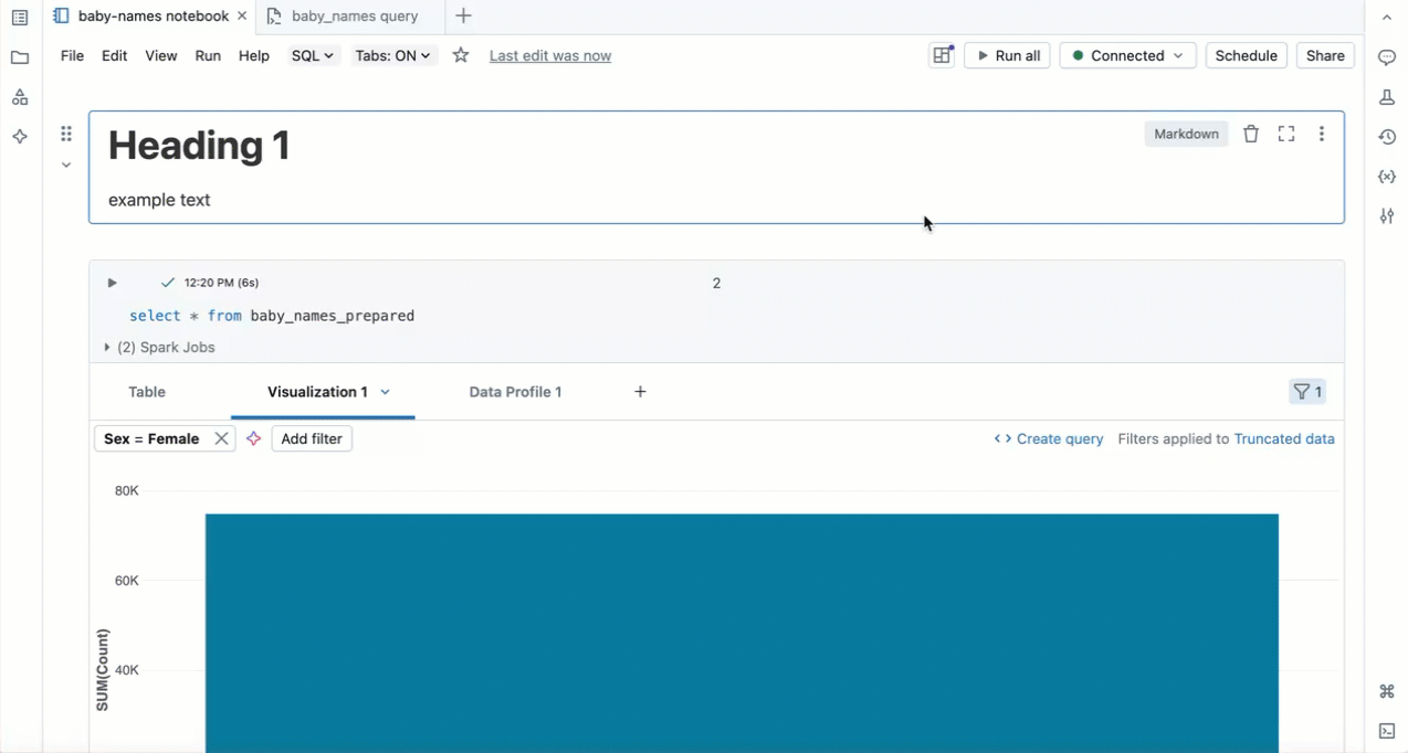 Öppna anteckningsbokens instrumentpanelsmeny
