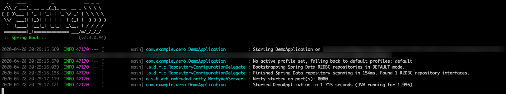Skärmbild av programmet som körs.