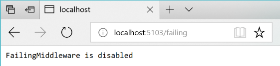 Skärmbild av att kontrollera statusen för misslyckad simulering av mellanprogram.