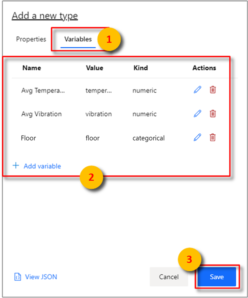 Lägg till typvariabler.