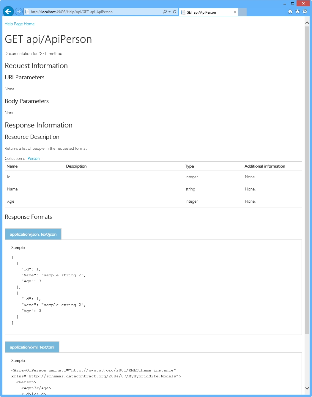 “详细信息”页 “详细信息信息”页